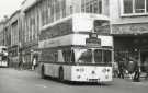 Sheffield Transport bus No. 177 on The Moor showing (right) No. 29 Montague Burton Ltd., tailors Sheffield Transport bus No. 177 on The Moor showing (right) No. 29 Montague Burton Ltd., tailors