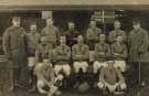 Unidentified football team - John Herbert Brown standing, second from left