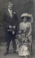 Wedding of John Herbert Brown (1887 - ) and Bertha Brown