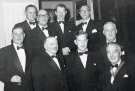 Sir John Osborn (1922 - 2015) MP (second right front row): unidentified event Sir John Osborn (1922 - 2015) MP (second right front row): unidentified event