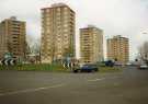Brook Hill roundabout (latterly University Square) showing (back) Netherthorpe Flats Brook Hill roundabout (latterly University Square) showing (back) Netherthorpe Flats
