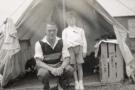 Clayton family, camping at Bridlington, Yorkshire Clayton family, camping at Bridlington, Yorkshire