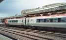 Virgin passenger train at Sheffield Midland railway station Virgin passenger train at Sheffield Midland railway station