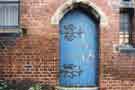 Doorway of the rear entrance of St Jude's Assembly of God Pentecostal Church, Cupola Street (the front entrance being on Copper Street) Doorway of the rear entrance of St Jude's Assembly of God Pentecostal Church, Cupola Street (the front entrance being on Copper Street)