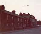 Railway cottages on Penistone Road, prior to demolition