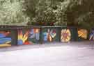 Mural on Hill Bridge, also known as Walkley Lane Bridge, Walkley Lane