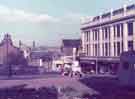 Fire engine on Shortridge Street, Attercliffe showing (right) former premises of John Banner Ltd., department store, Attercliffe Road and (centre) Chippingham Place
