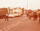 Lorry and bus crash, Attercliffe Road, c.1980 - 1981 Lorry and bus crash, Attercliffe Road, c.1980 - 1981