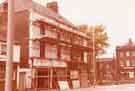 Attercliffe Road showing demolition of No. 711 Stamps and Cowley, discount store and (right) Nos. 747 - 749 Williams and Glyns Bank Attercliffe Road showing demolition of No. 711 Stamps and Cowley, discount store and (right) Nos. 747 - 749 Williams and Glyns Bank