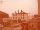 View from Shortridge Road of the demolition of R. K. Osborne Ltd., carpet dealers, Nos. 591 - 597 Attercliffe Road View from Shortridge Road of the demolition of R. K. Osborne Ltd., carpet dealers, Nos. 591 - 597 Attercliffe Road