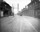 Neepsend Lane at juntion with Parkwood Road  (on right is Andrews Toledo Steelworks)