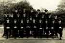 Group of Brigade officers. City of Sheffield Fire Brigade or National Fire Service