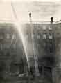 City of Sheffield Fire Brigade. Firemen training on the factory of Samuel Fox and Co., Stocksbridge Works