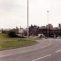 View: u11438 Park Square roundabout showing (centre) Canada House (the old Gas Company offices), (right) Sheaf Market and (left) Barclays Bank, No. 14 Commercial Street