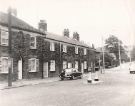 Banner Cross Cottages at (left) No. 345 Psalter Lane and Nos. 1 - 13 Ecclesall Road South (latterly Gilders car sales)