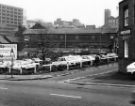 View: u11511 Car park at the junction of Bailey Lane and Broad Lane showing (right) Bennett and Heron Ltd., cutlery manufacturers, No. 65 Broad Lane