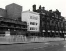 Commercial Street showing (centre) the Burnley Building Society and (right) Canada House (the old Gas Company offices)