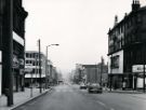View: u11638 Pinstone Street looking towards Moorhead showing (right) Jay's Furnishing Stores, house furnishers