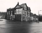 Waggon and Horses Hotel, No. 2 Market Place, Chapeltown showing (right) Allens, chemists