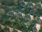 Unidentified aerial view of semi detached housing in Sheffield