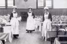 Dining room, possibly Base Hospital (3rd Northern General Hospital) for wounded soldiers, Collegiate Crescent Dining room, possibly Base Hospital (3rd Northern General Hospital) for wounded soldiers, Collegiate Crescent