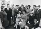 View: u12664 New Magistrates after swearing-in ceremony, [Court House, Snig Hill] showing (first left) Lord Mayor, Alderman Martha Strafford
