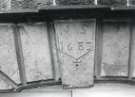 Carved date stone, 1683, Whitley Hall, Elliott Lane, Grenoside