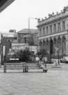 Barkers Pool looking towards the junction of (centre) Cambridge Street and (right) Division Street showing (top right) Cambridge House, former Sheffield Corporation Tramways Headquarters and Water Company Offices