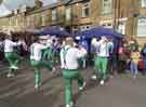Sheffield City Morris dancing at Crookes Street Market, [Colchester Road and Stannington View Road]