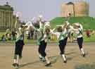 Sheffield City Morris dancing at Clifford's Tower, York