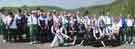 Sheffield City Morris dancers and guest teams, Monsal Head, Derbyshire