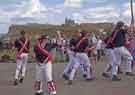 Friends of Sheffield City Morris. Fool's Gambit Morris performing at Whitby, North Yorkshire