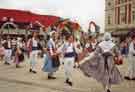 Friends of Sheffield City Morris. Les Courcossons dancers in Tudor Square