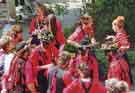Friends of Sheffield City Morris. Iron Men and Seven Gilders Morris performing in York