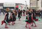 Friends of Sheffield City Morris. Lizzie Dripping Morris from Sheffield performing in Tudor Square 