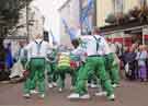 Sheffield City Morris. Dancing at the Sidmouth Folk Festival, Devon