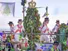 Sheffield City Morris. Hastings Morris at the Jack in the Green Festival, Hastings, East Sussex