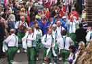 Sheffield City Morris. Dancing on the green at the Jack in the Green Festival, Hastings, East Sussex