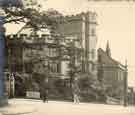Western Bank showing (left) Godfrey Sykes gates and the entrance to Weston Park and (centre) the University of Sheffield and the Edgar Allen Library