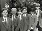 Group of school children showing (2nd left) John Martin Buxton, son of John Gordon Buxton (1917 - 1990s) who was Director/Managing Director of Brass Founders (Sheffield) and heavily involved in the St. John Ambulance Group of school children showing (2nd left) John Martin Buxton, son of John Gordon Buxton (1917 - 1990s) who was Director/Managing Director of Brass Founders (Sheffield) and heavily involved in the St. John Ambulance