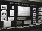 To Sheffield by Canal, an exhibition of books, display window, Reference Library, Central Library, Surrey Street 