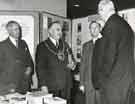 Display by the Commerce, Science and Technology Library showing (2nd left) Lord Mayor, Alderman Alfred Vernon Wolstenholme JP