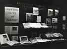 Bookbinding, an exhibition of books and other materials, display window, Reference Library, Central Library, Surrey Street