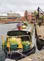 Narrow boat at Victoria Quays
