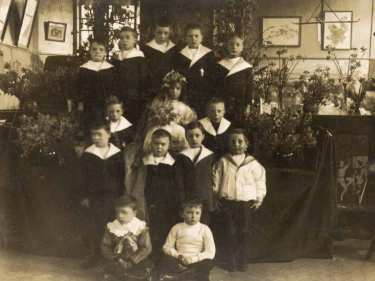 Unidentified group of children