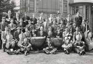 Unidentified school orchestral group, 1952 - 1953 Unidentified school orchestral group, 1952 - 1953