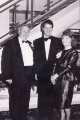 Verna and Paul Archer with (centre) Michael Palin at the opening of the Odeon Cinema, Arundel Gate