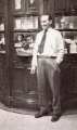 Arthur Norton, chief projectionist, in foyer of Walkley Palladium, South Road