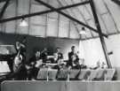German prisoners of war orchestra, at possibly Norton prisoner of war camp 174, Cuckney, near Mansfield, Nottinghamshire German prisoners of war orchestra, at possibly Norton prisoner of war camp 174, Cuckney, near Mansfield, Nottinghamshire