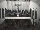 Church and its altar, possibly Norton prisoner of war camp 174, Cuckney, near Mansfield, Nottinghamshire